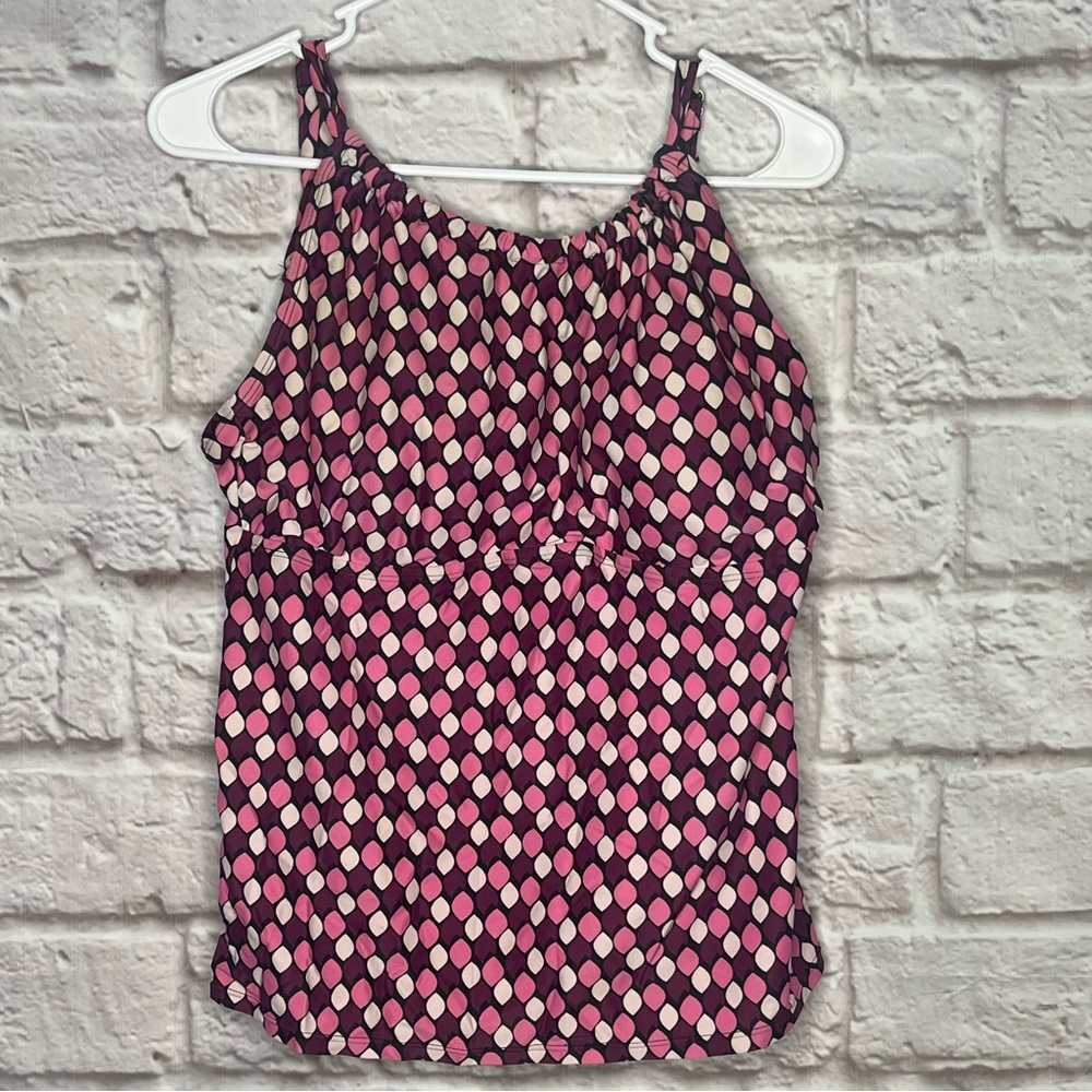 St. John's Bay Swim Top‎ Women's Size 14